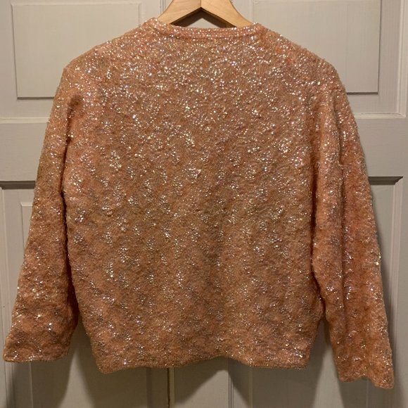 Harilela's~ Vintage Hand Beaded Sweater - Picture 5 of 15